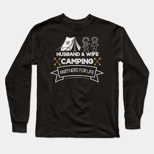 Camping Partners Long Sleeve T-Shirt by fiar32